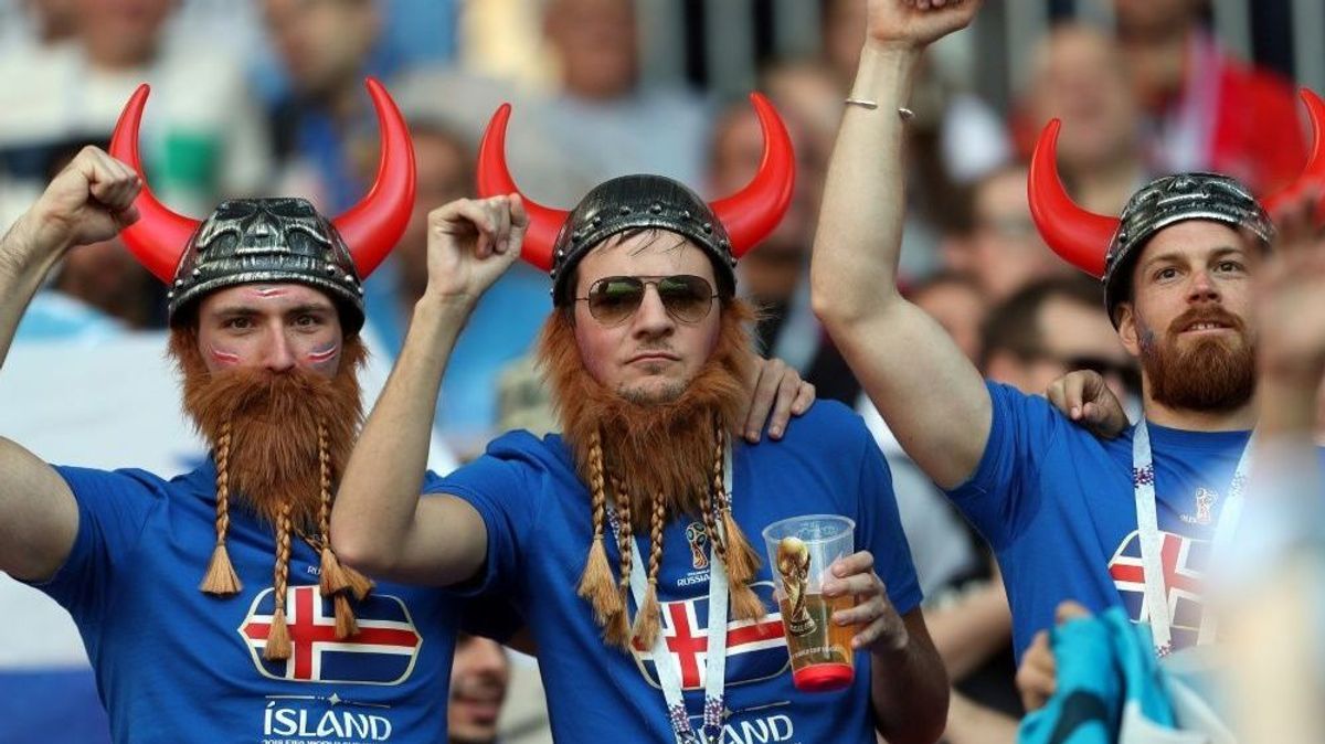 60 Pozent der Isländer sahen das WM-Debüt im Fernsehen