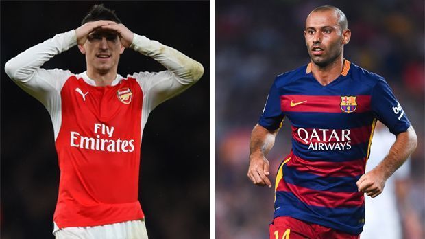 
                <strong>Laurent Koscielny vs. Javier Mascherano</strong><br>
                Laurent Koscielny vs. Javier Mascherano: Sehr agil und doch robust im Zweikampf, kann sich Koscielny sowohl gegen flinke Flügel-Flitzer als auch kopfballstarke Mittelstürmer behaupten. Mascherano ist mit seiner kompromisslosen Spielweise extrem wichtig für Barca und ist auch im Spielaufbau sehr versiert. Ein enges Duell, aber Koscielnys Mix aus Schnelligkeit und Zweikampfstärke macht den Unterschied. Arsenal vs. Barca 3:1. 
              