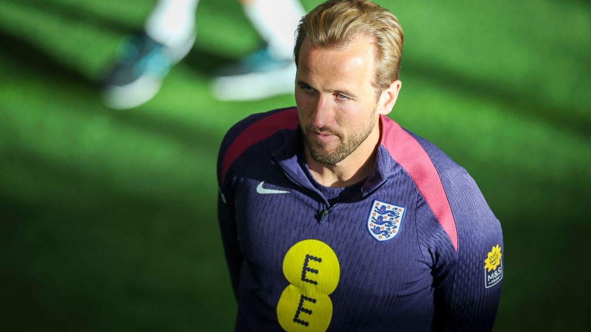 England Training England forward HARRY KANE during the England Training session and media day, ahead of the England v Wales International Friendly, Länderspiel, Nationalmannschaft match, at St. Geo...