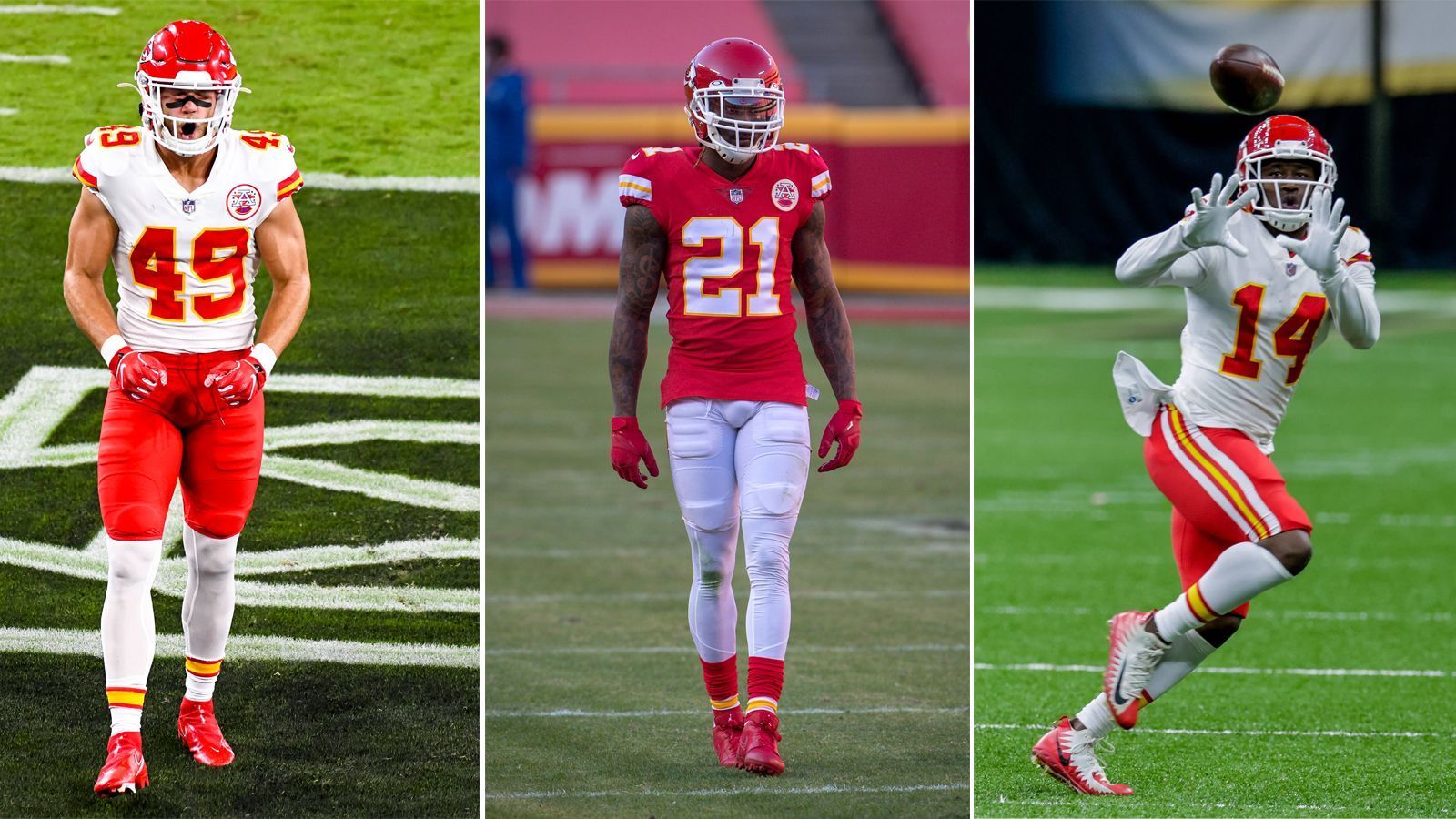 
                <strong>Die Free Agents der Kansas City Chiefs</strong><br>
                Die Kansas City Chiefs haben im Super Bowl 55 eine krachende Niederlage gegen die Tampa Bay Buccaneers einstecken müssen. Über weite Strecken der Saison zeigte das Team von Head Coach Andy Reid aber, warum sie berechtigterweise im Endspiel standen. Kein Wunder also, dass die Buchmacher die Chiefs glatt als Topfavorit für den Super Bowl 56 in Los Angeles sehen. Viele der großen Namen besitzen auch über die anstehende Offseason hinaus einen Vertrag. Doch besonders in der Defensive läuft das Arbeitspapier von einigen Startern aus. ran.de stellt die größten Namen und Starter unter den Free Agents der Chiefs vor. 
              
