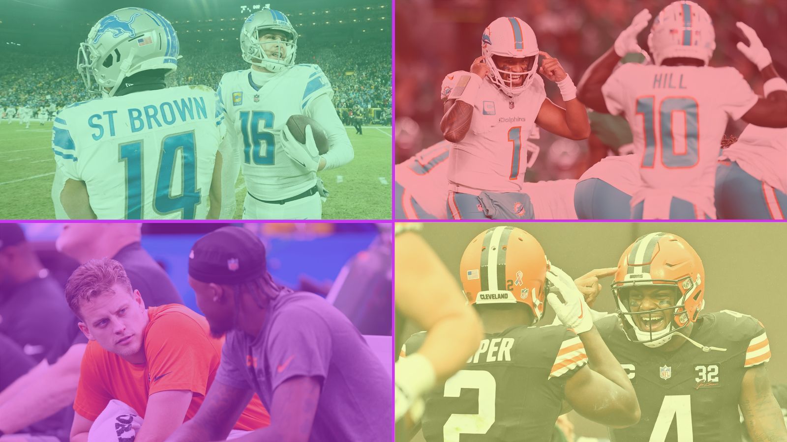 NFL Power Ranking: Die besten QB/WR-Duos der Liga