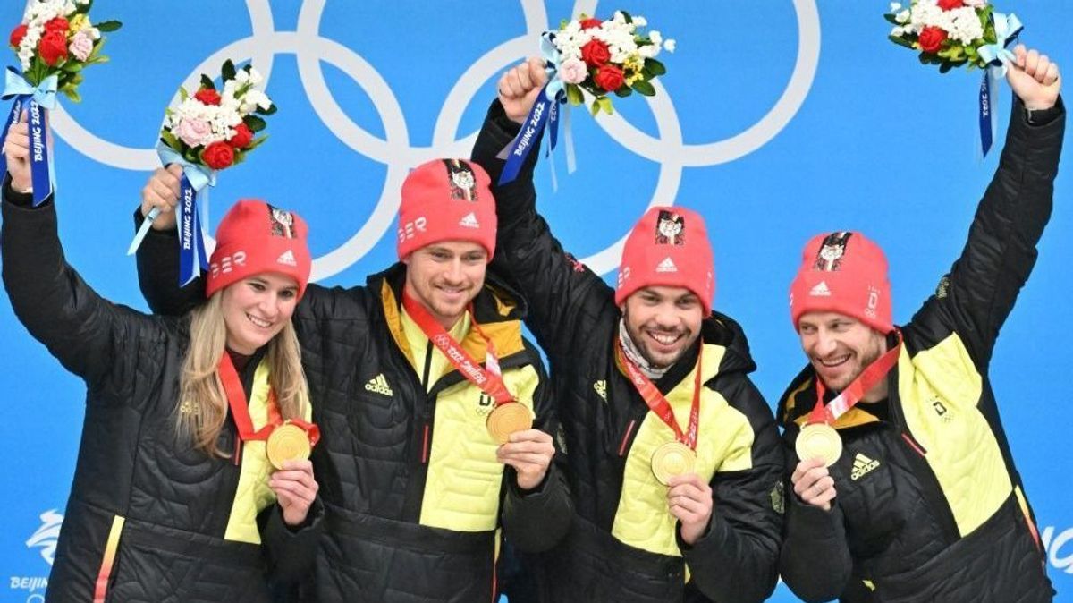 Rennrodler gewinnen vier Goldmedaillen in Peking