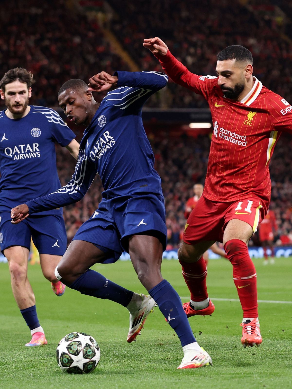 Liverpool FC v Paris Saint-Germain - UEFA Champions League 2024/25 Round of 16 Second Leg