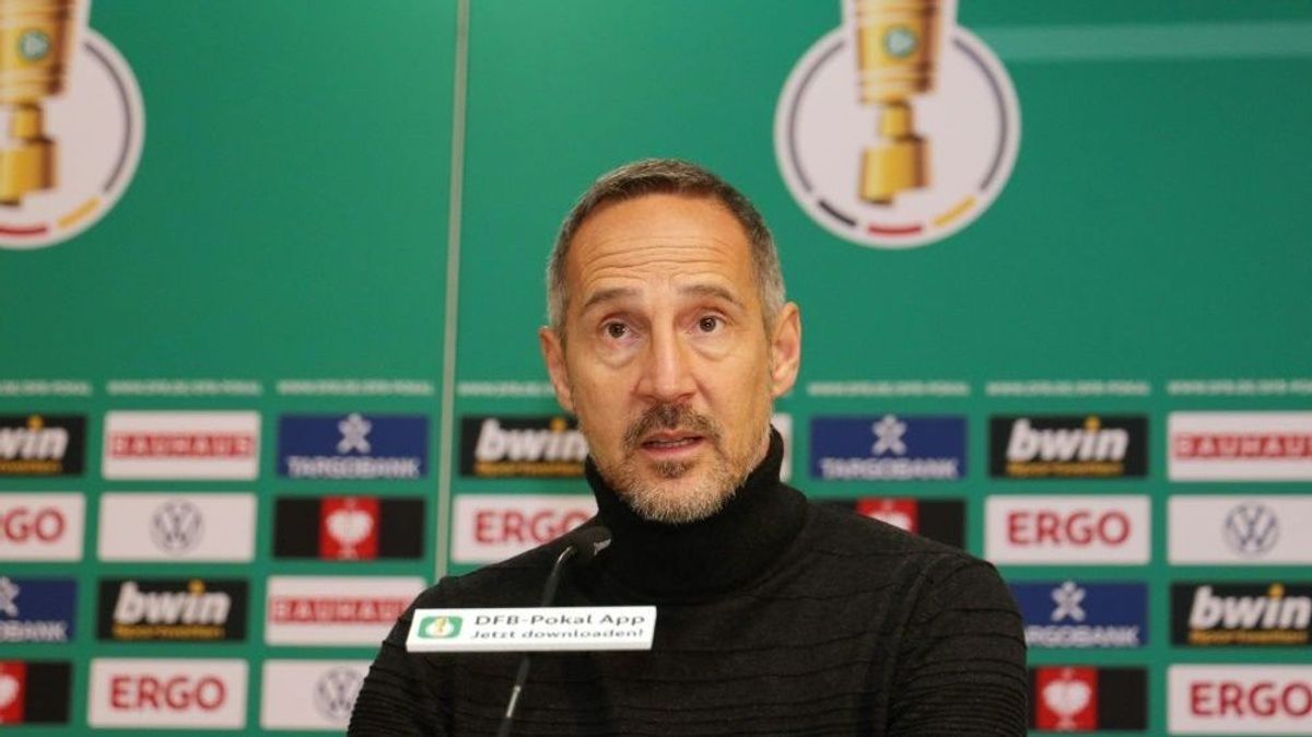 Will mit Frankfurt ins Halbfinale: Trainer Adi Hütter