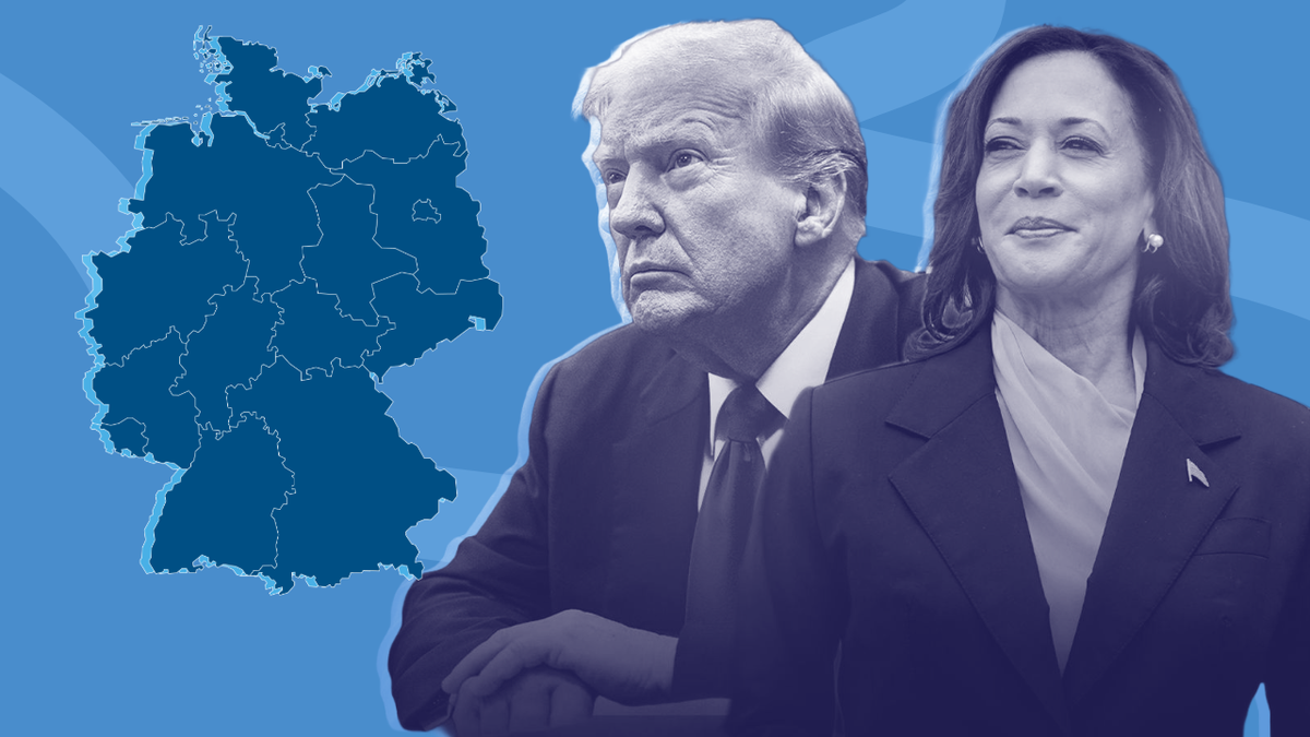 Trump Harris Deutschland