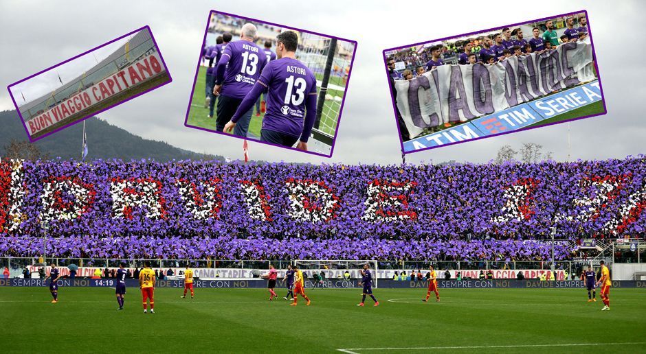 
                <strong>Trauer und Tore: Fiorentinas erstes Spiel nach dem Tod von Davide Astori</strong><br>
                Nur eine Woche nach dem Tod von Ex-Kapitän Davide Astori muss der AC Florenz wieder zurück in den fußballerischen Alltag. Das Heimspiel gegen Schlusslicht Benevento steht jedoch verständlicherweise ganz im Zeichen der Trauer um den mit 31 Jahren verstorbenen Fan-Liebling. ran.de zeigt, wie emotional sich Fans und Mitspieler von Davide Astori verabschieden.
              