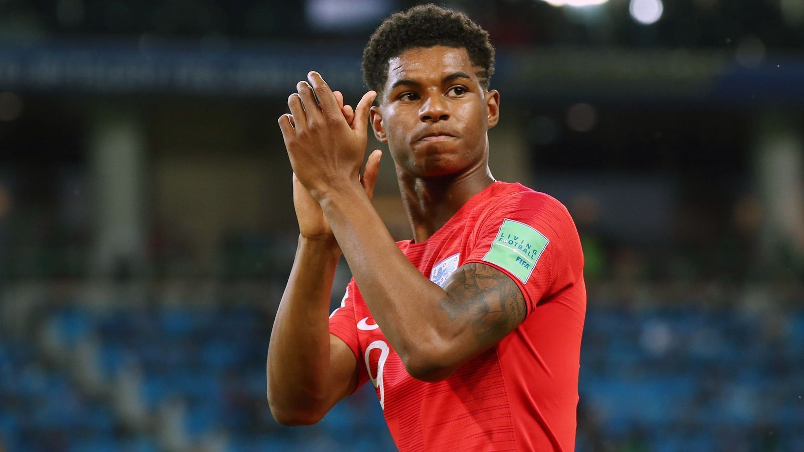 
                <strong>Marcus Rashford</strong><br>
                Kommt in der Nachspielzeit für Raheem Sterling. Ohne Note.
              