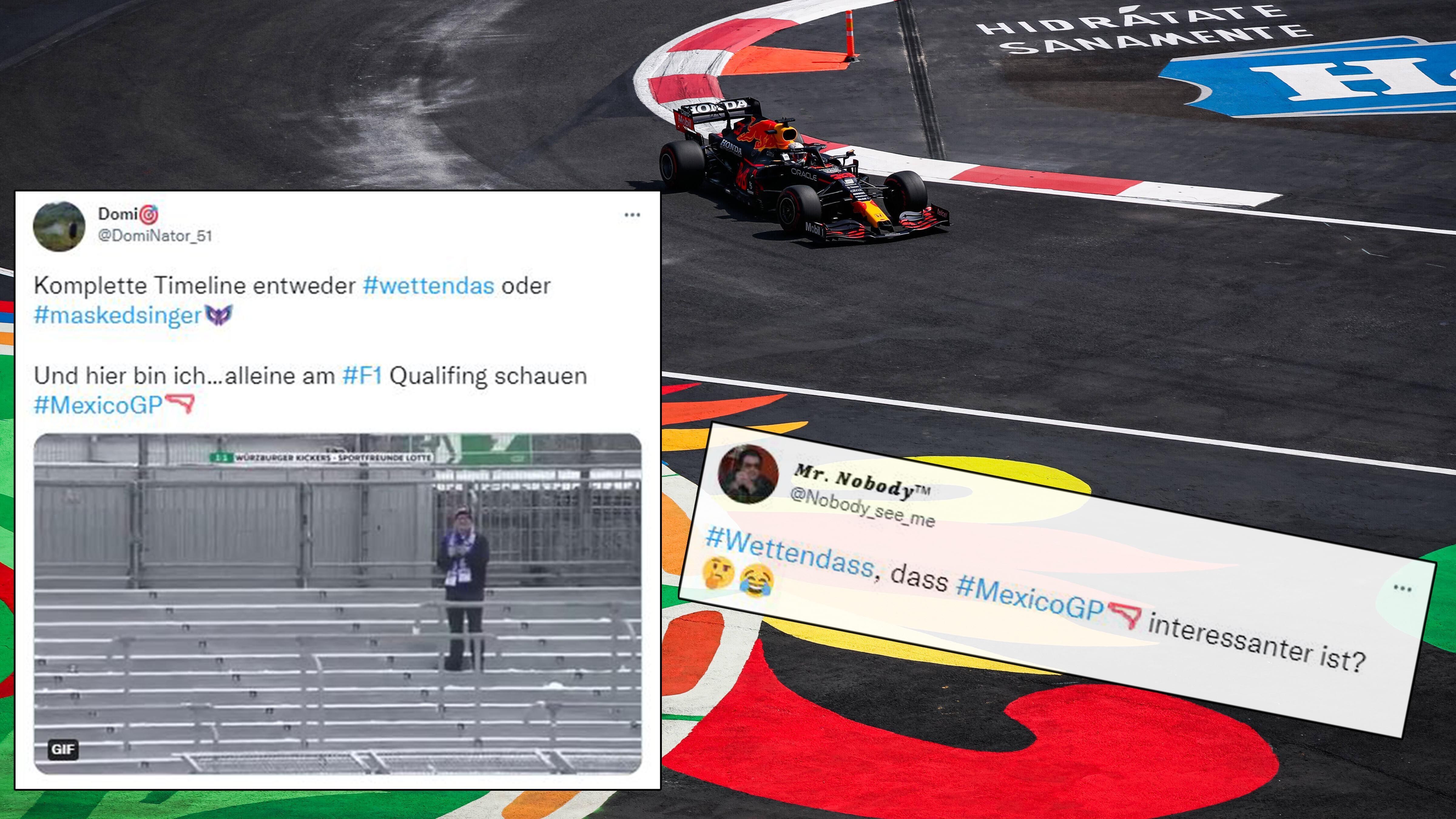 
                <strong>... und ohnehin viel interessanter ist</strong><br>
                Glaubt man der Twitter-Gemeinde hat tatsächlich ganz Deutschland ins "ZDF" geschaltet und "Wetten, dass ..." geschaut. Ein paar standhafte F1-Fans haben sich dann aber doch noch dazu entschieden, nach Mexiko zu blicken. 
              