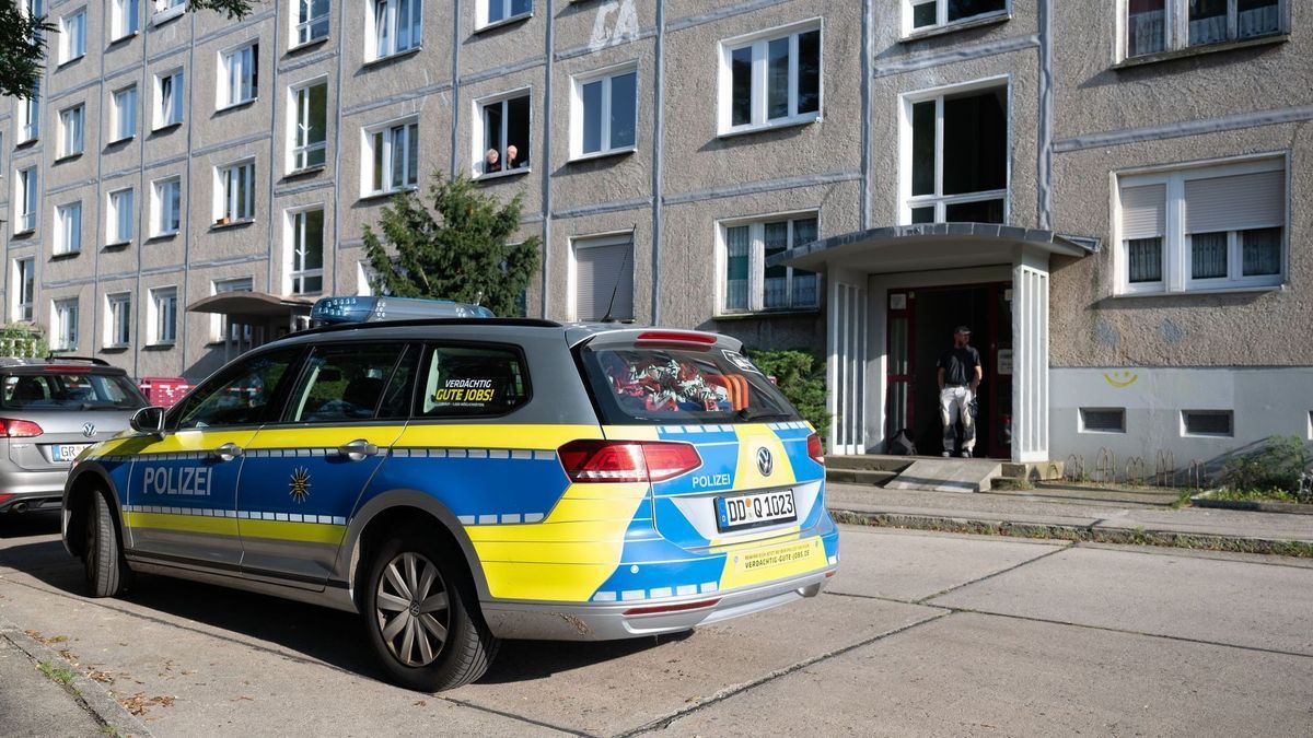 Polizeieinsatz in Hoyerswerda