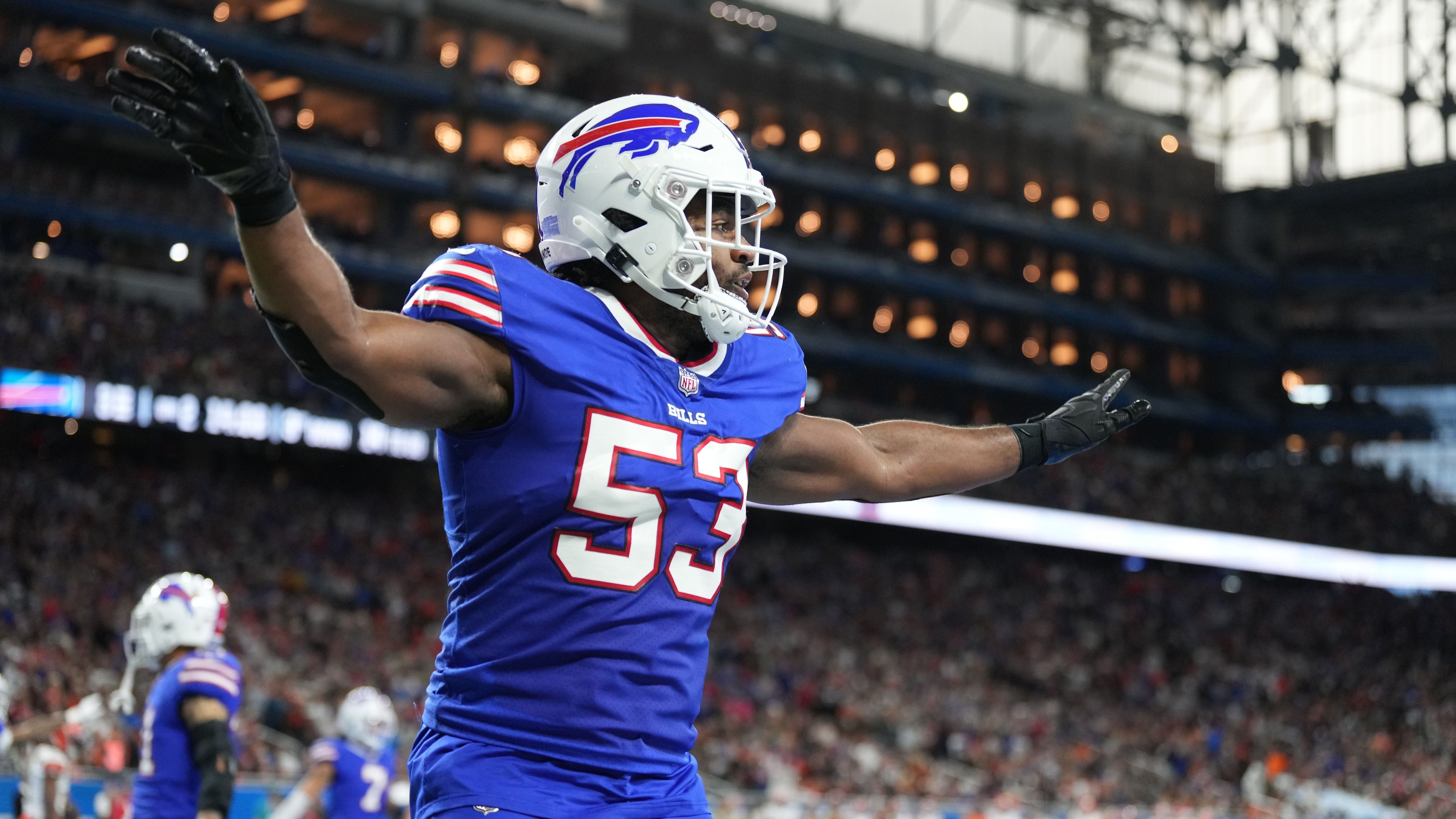<strong>Tyrel Dodson (Linebacker, Buffalo Bills)</strong><br>Mit dem Abgang von Tremaine Edmunds haben die Bills eine große Lücke auf der Middle-Linebacker-Position zu füllen. Ein möglicher Kandidat ist Dodson, der in zwei Spielen, die Edmunds vergangene Saison verletzungsbedingt verpasste, den Starterposten übernahm, und in beiden Partien die Bills in Tackles anführte.