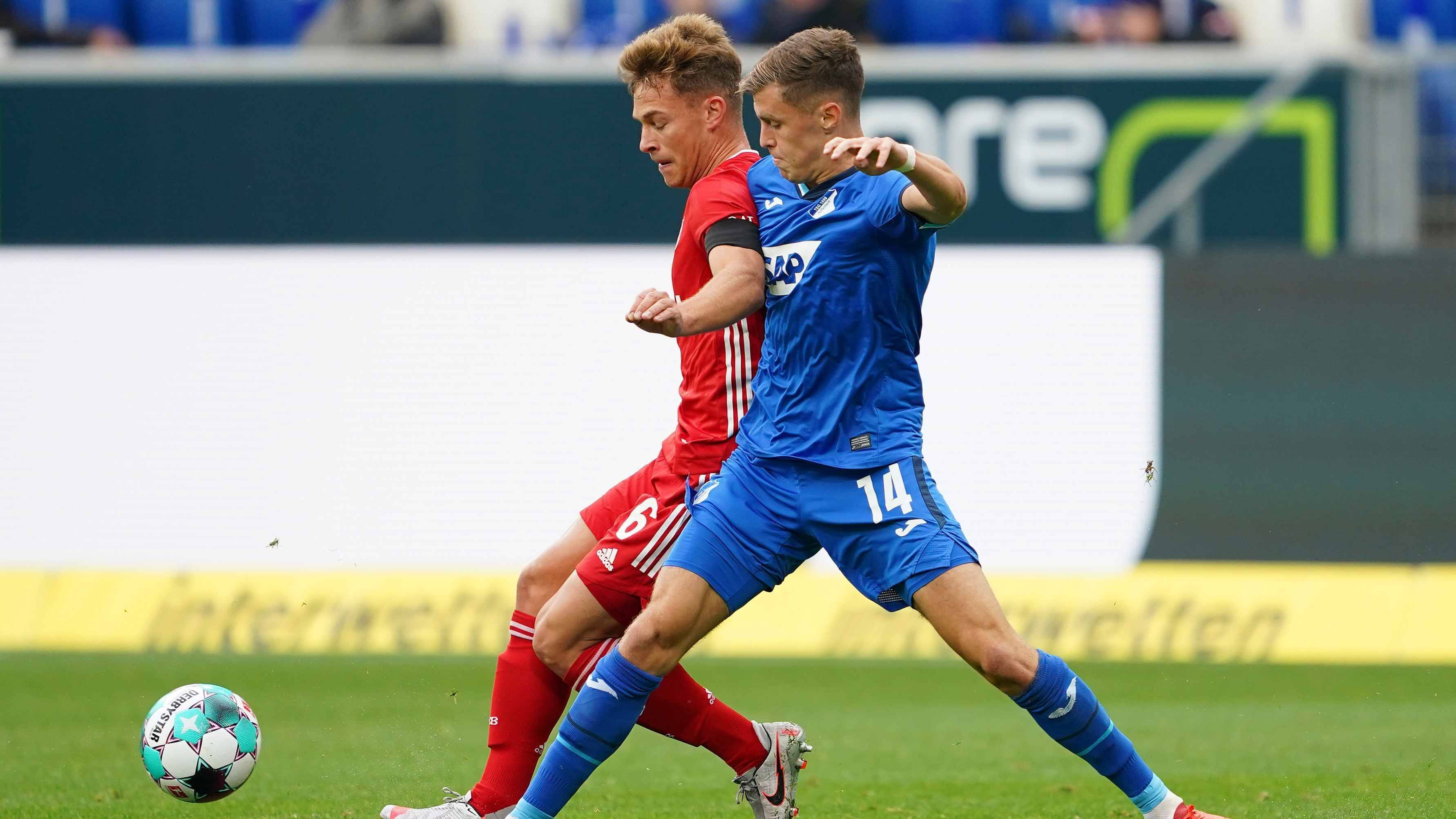 
                <strong>Joshua Kimmich</strong><br>
                Lange gelingt es ihm nicht, Ordnung ins Bayern-Spiel zu bringen. Doch in der 37. Minute sorgt sein Geniestreich – ein Schlenzer genau in den Winkel – für den 1:2 Anschlusstreffer. Kimmich hat aber auch Glück, dass ein leichtsinniger Ballverlust am eigenen 16er in der 51. Minute folgenlos bleibt. Nach Pavards Auswechslung in der 57. Minute spielt Kimmich Rechtsverteidiger, kann das 1:3 aber nicht mehr verhindern. ran.de-Note: 3
              