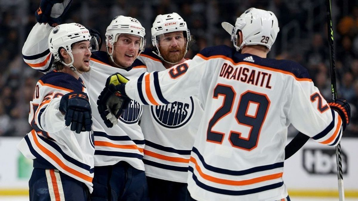 Jubel bei den Oilers: Draisaitl und Co. weiter im Rennen