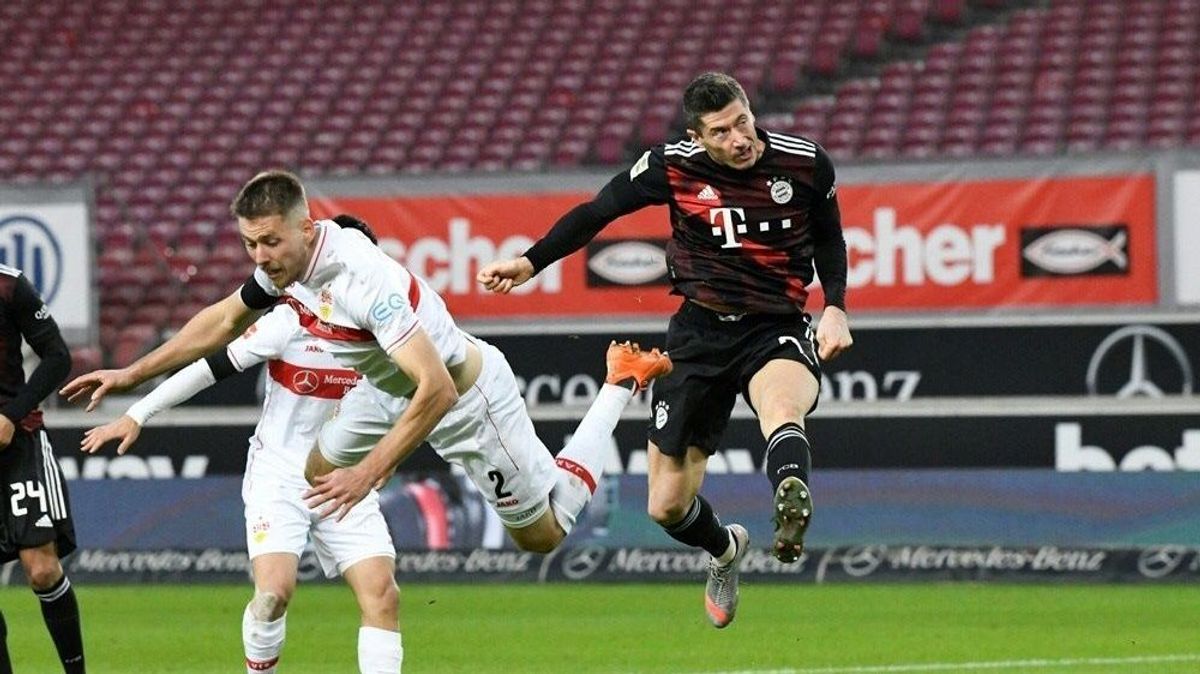 Lewandowski erzielt das 2:1 für die Münchener