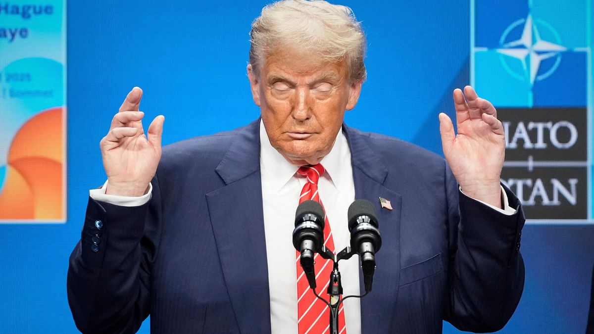 Eine ukrainische Journalistin entlockte US-Präsident Donald Trump beim Nato-Gipfel Empathie. 