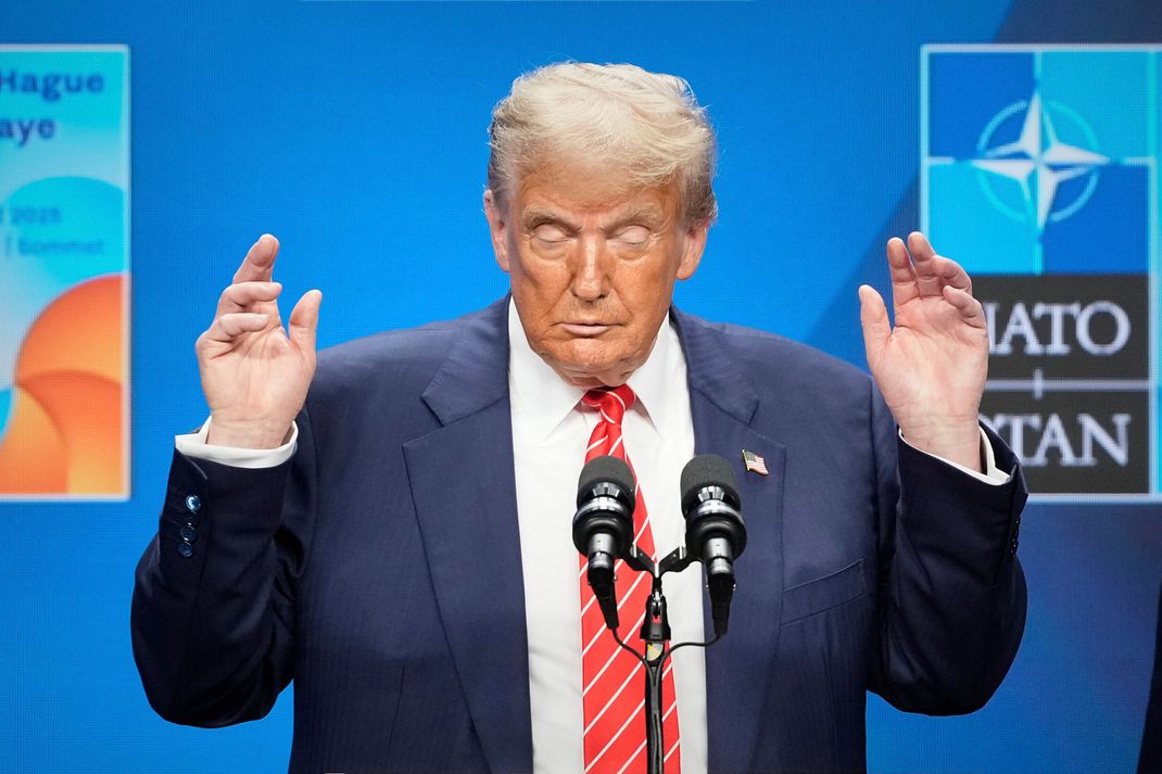 Eine ukrainische Journalistin entlockte US-Präsident Donald Trump beim Nato-Gipfel Empathie. 