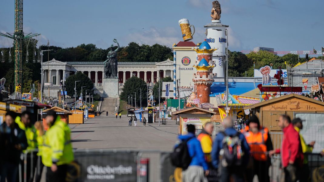 Das Oktoberfestgelände ist nach einer Bombendrohung geschlossen.