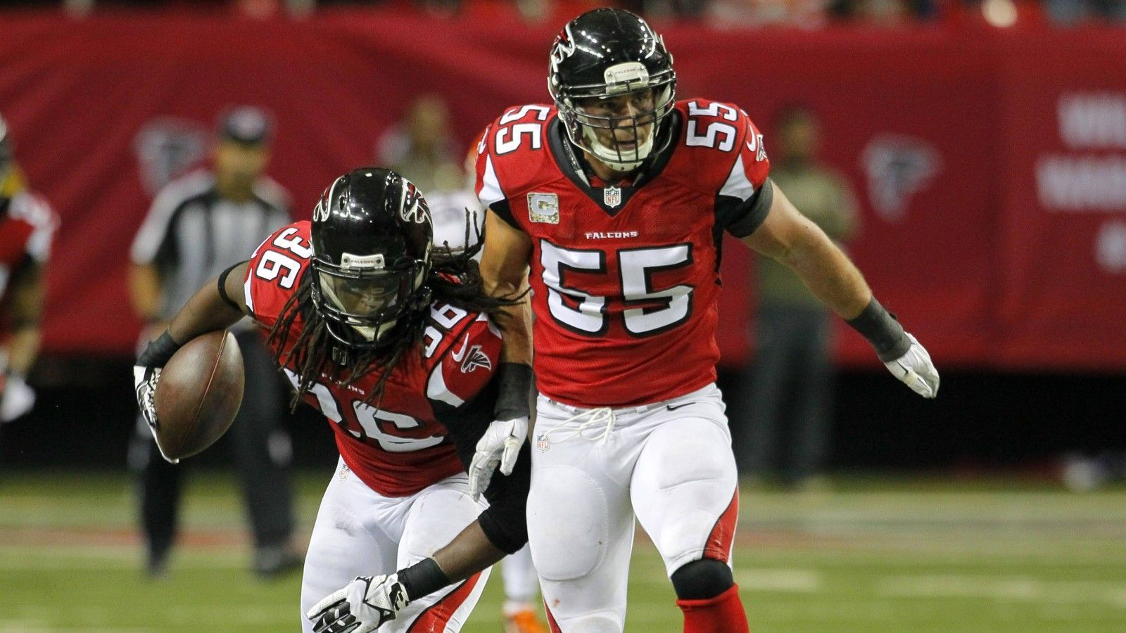 <strong>Platz 17: Atlanta Falcons</strong><br><br>Erzielte Interceptions: 122<br>Erzielte Fumbles: 85<br>Takeaways gesamt: 207<br><br>Kassierte Interceptions: 125<br>Kassierte Fumbles: 93<br>Giveaways gesamt: 218<br><br>Turnover-Differenz: -11