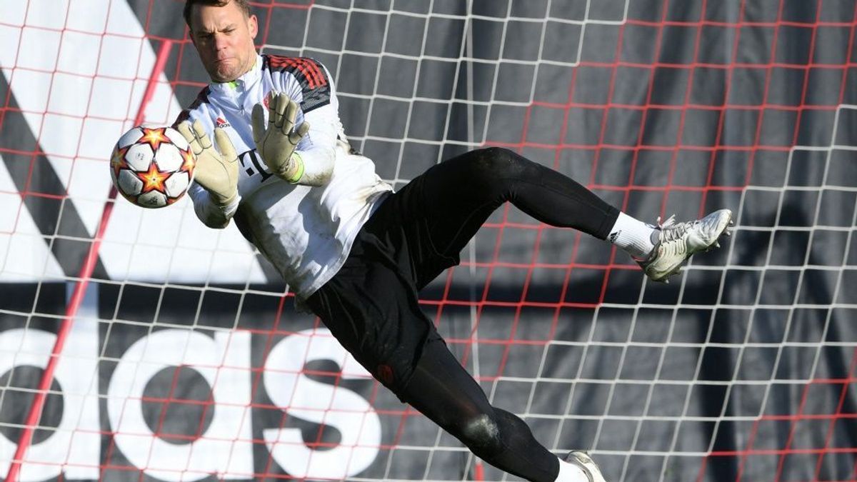 Zurück im Mannschaftstraining: Kapitän Manuel Neuer