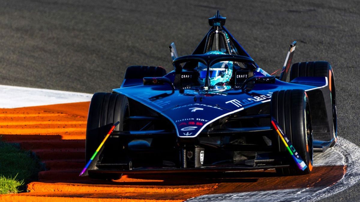 Maximilian Günther (Maserati) war der bestimmende Fahrer beim Valencia-Test