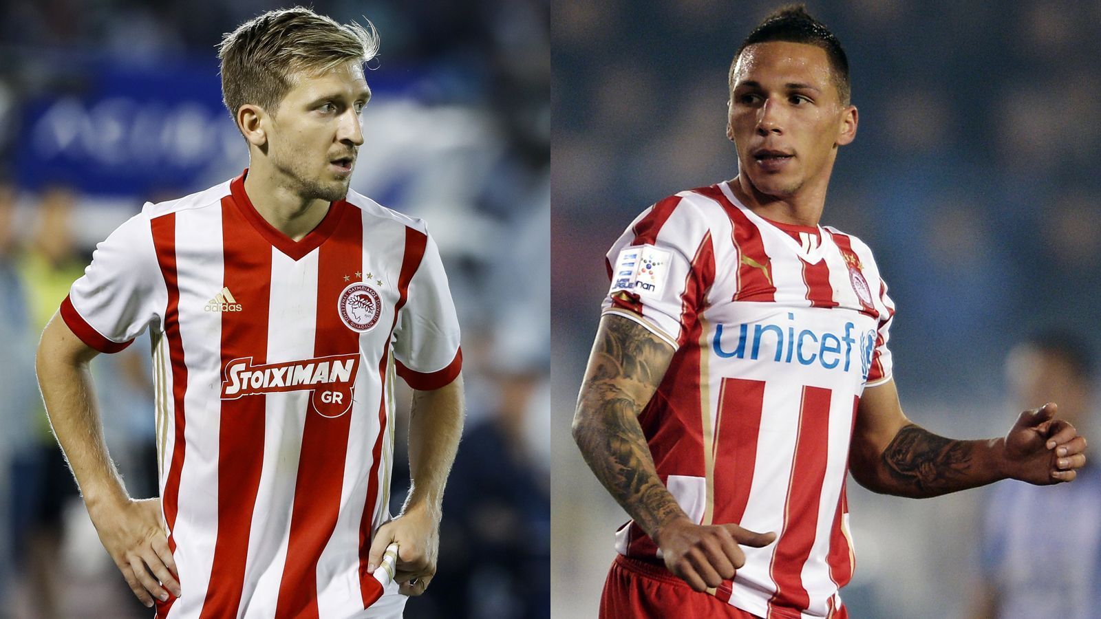 
                <strong>Marko Marin (li.) und Jose Holebas (re.)</strong><br>
                Vor seinem zweijährigen Engagement bei Olympiakos Piräus (2016-2018) war Marko Marin ein Wandervogel, der von seinem Stammklub Chelsea jährlich verliehen wurde, nachdem sich für die Londonern die Hoffnung, den "German Messi" verpflichtet zu haben, nicht erfüllte. Nach zahlreichen Leihen verpflichten die Griechen den deutschen Ex-Nationalspieler fest von den "Blues" und erreichte eine beachtliche Quote von zwölf Spielen und zehn Toren in 59 Pflichtspielen. Zwischen 2010 und 2014 lief der frühere 1860-Profi Jose Holebas sogar 135 Mal für Olympiakos auf, der gebürtige Aschaffenburger wurde in Diensten des Klubs sogar griechischer Nationalspieler und schaffte später den Sprung zum AS Rom bzw. dem FC Watford, wo der 35-Jährige immer noch unter Vertrag steht.
              