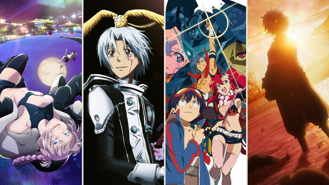 "Call of the Night", "D.Gray-man", "Gurren Lagann" und "Hells Paradise"