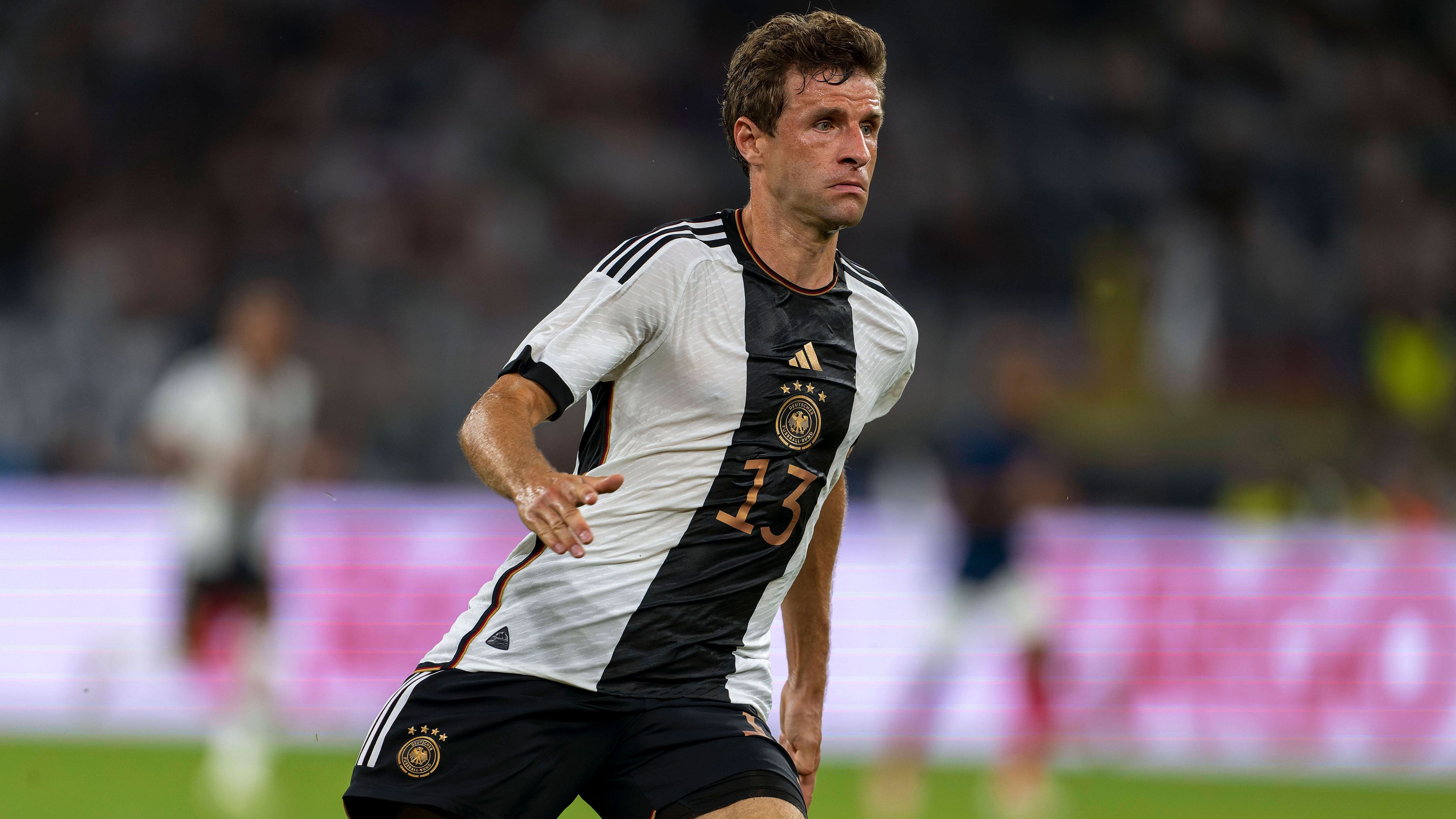 <strong>Thomas Müller</strong><br>Kommt in der 81. Minute für Füllkrug ins Spiel. <strong>ran-Note: ohne Bewertung</strong>