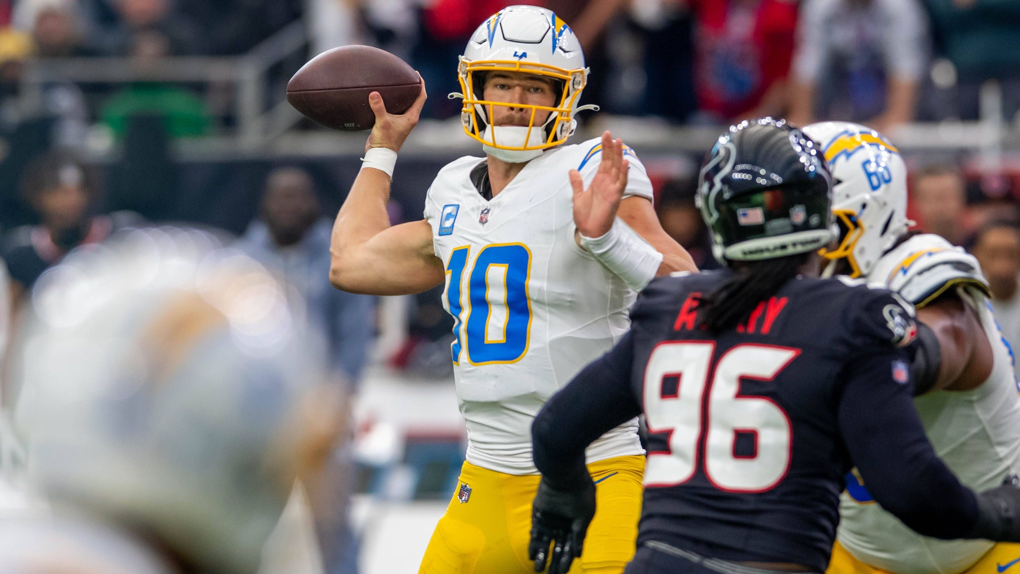 <strong>Platz 7: Justin Herbert</strong><br>- Team: Los Angeles Chargers<br>- Ranking 2024: Platz 6