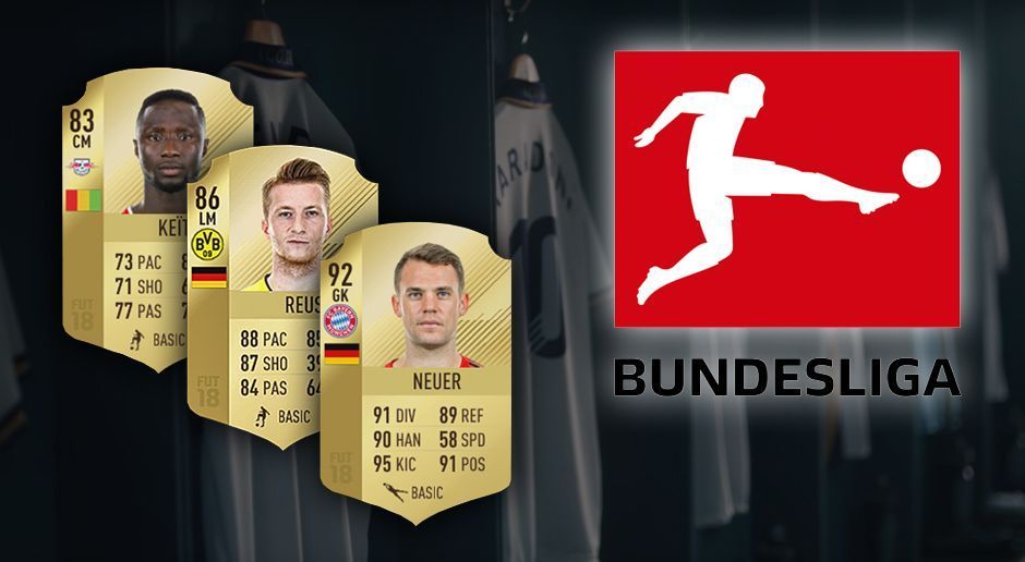 
                <strong>Die besten Bundesliga-Spieler in FIFA 18</strong><br>
                Welche Bundesligastars haben dieses Jahr in FIFA 18 die höchste Gesamtbewertung gekriegt? ran.de präsentiert die Top 30 besten Spieler aus Deutschlands höchster Spielklasse.
              