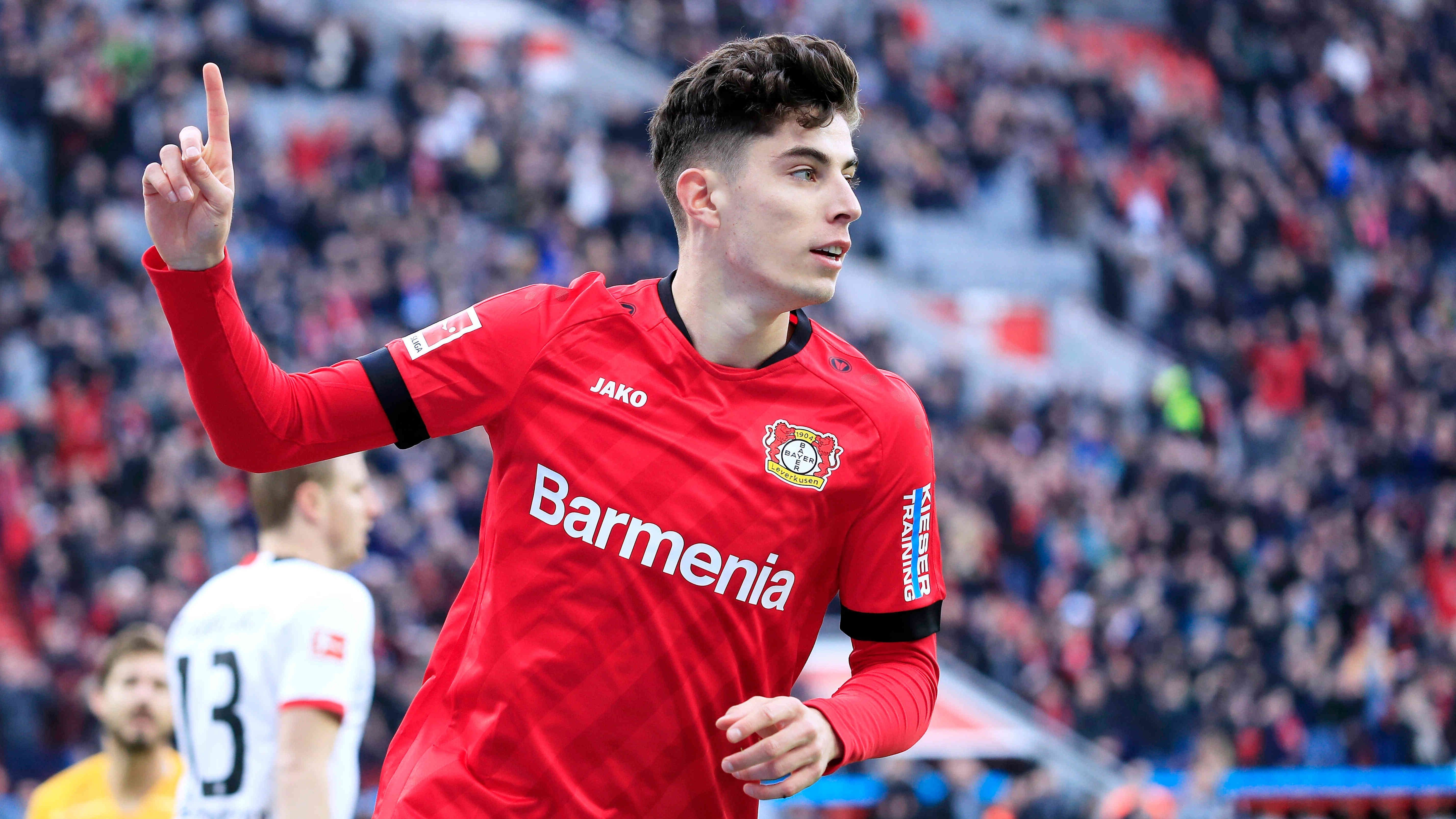 
                <strong>Kai Havertz ( Bayer Leverkusen) </strong><br>
                Neben zahlreichen internationalen Top-Klubs soll vor allem der FC Bayern Interesse am deutschen Ausnahemtalent haben. Doch durch die Coronakrise könnte ein Wechsel deutlich schwerer werden. 
              