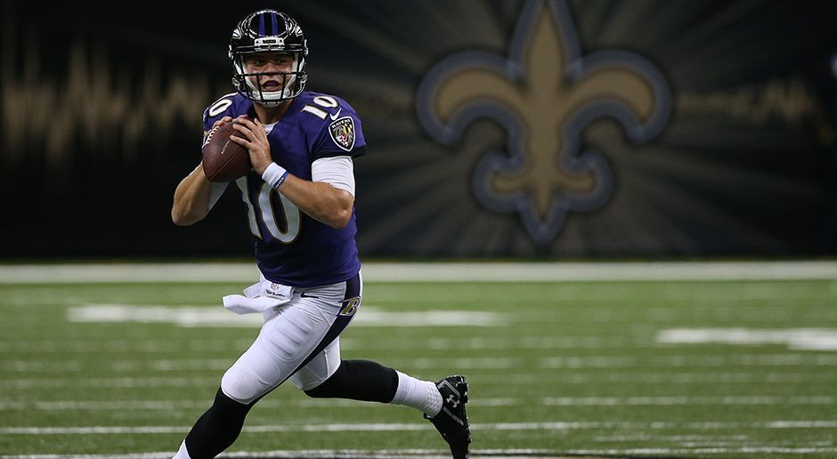 
                <strong>Platz 9: Baltimore Ravens (4 Quarterbacks)</strong><br>
                2014: Keith Wenning (Kein Einsatz als Starter)2011: Tyrod Taylor (Kein Einsatz als Starter)2008: Joe Flacco (138 Einsätze als Starter, 15 Einsätze als Starter in den Playoffs)2007: Troy Smith (2 Einsätze als Starter)
              