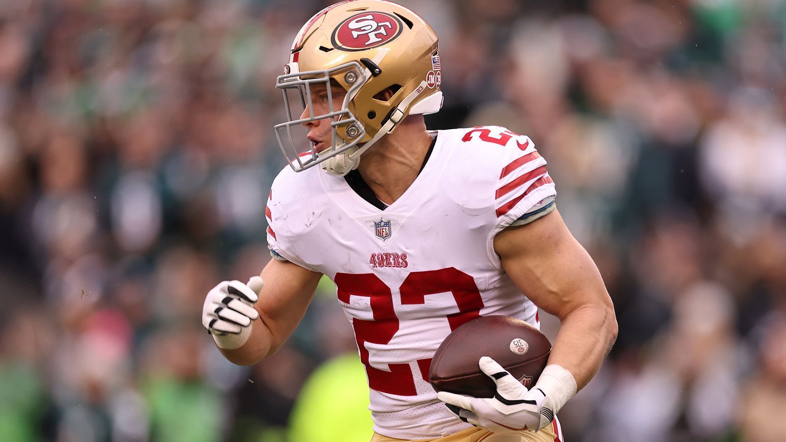 
                <strong>Platz 10: Christian McCaffrey</strong><br>
                Runningback, San Francisco 49ers
              