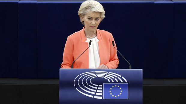 Ursula von der Leyen, die Präsidentin der Europäischen Kommission