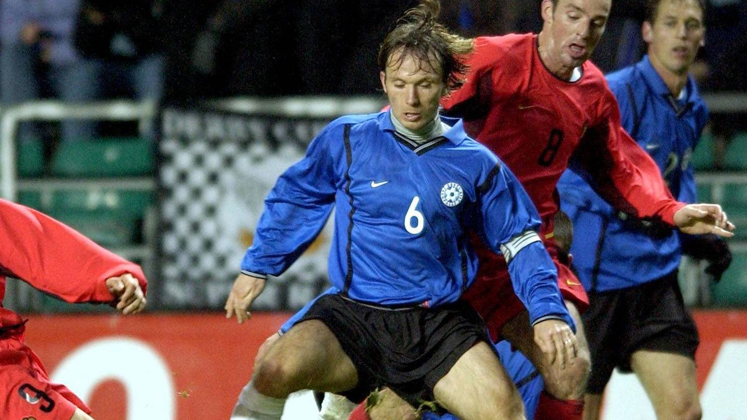 
                <strong>Platz 6: Martin Reim (Estland)</strong><br>
                &#x2022; Länderspiele: 157 -<br>&#x2022; Zeitraum: 1992 bis 2007 -<br>&#x2022; Tore: 14<br>
              