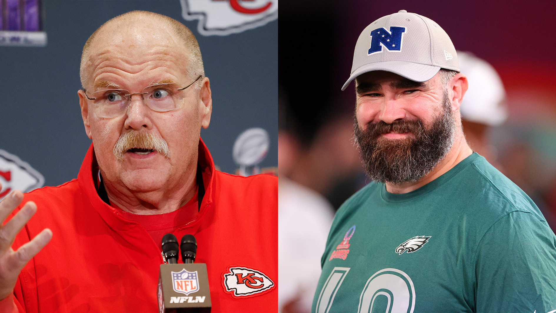 <strong>Andy Reid hat Liebeskummer</strong><br>Um nicht ganz ohne einen Kelce da zustehen, überredet Reid Kelce-Bruder Jason dazu, aus der Footballrente zurückzukehren. Center Creed Humphrey wird zu den Philadelphia Eagles getradet. Win-Win.