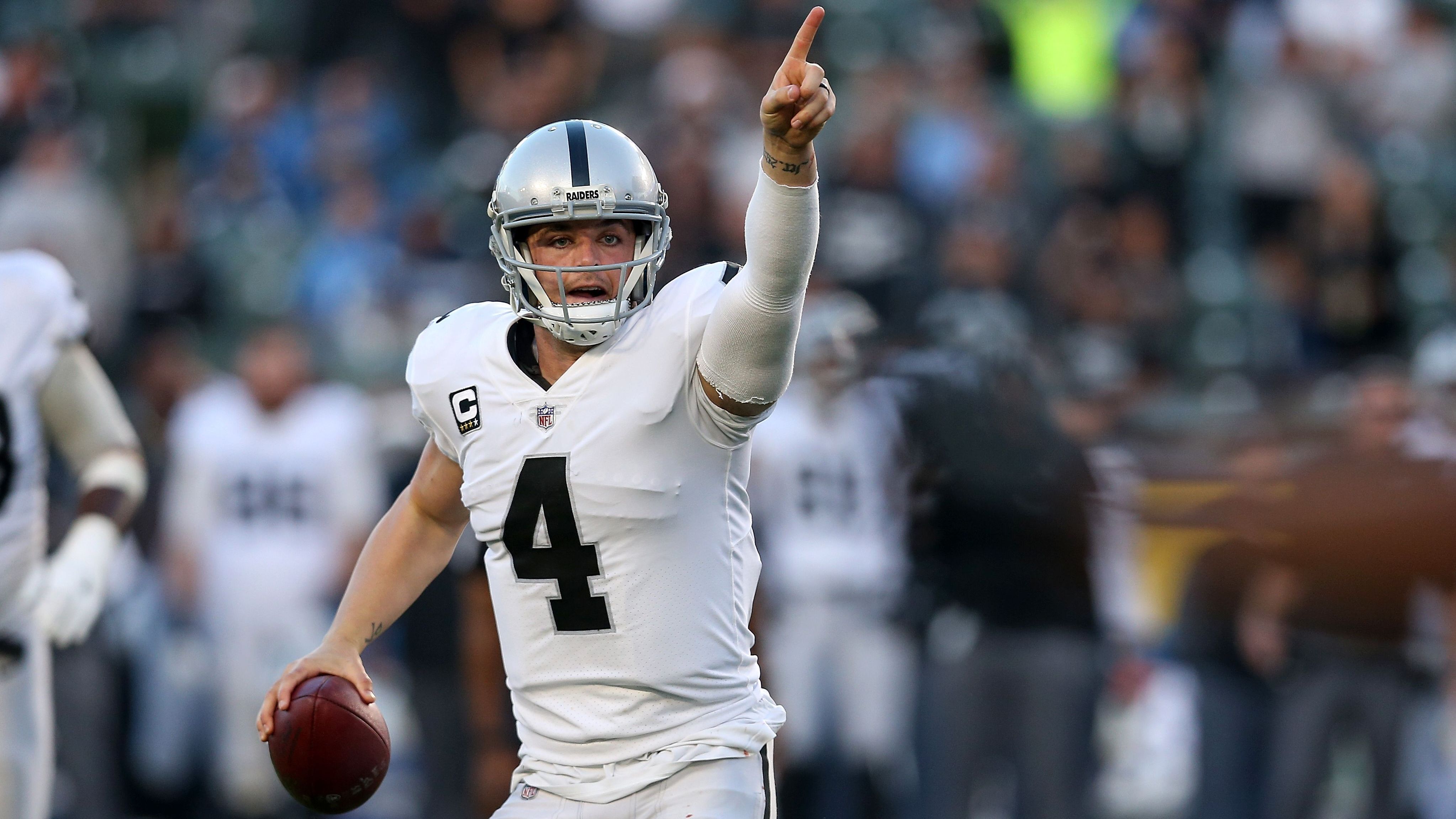 <strong>Platz 11 (geteilt): Las Vegas Raiders</strong><br>Siegquote in der Preseason: 53 Prozent<br>Siegquote in der Regular Season: 44 Prozent