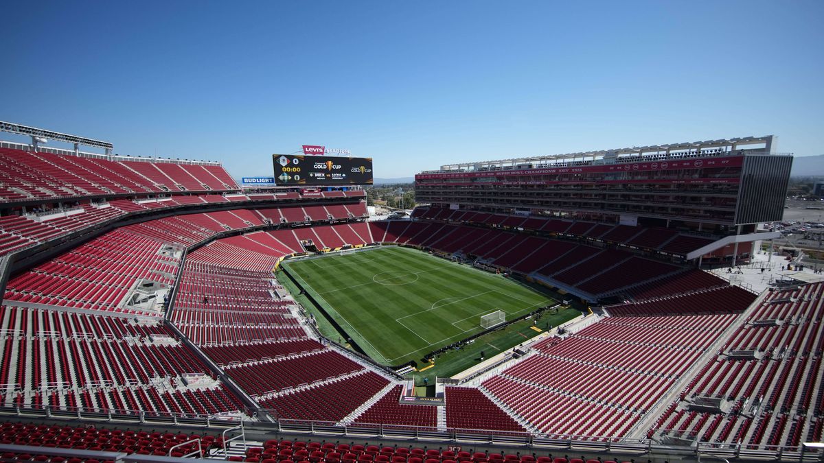 Soccer: Concacaf Gold Cup-Semifinal-Honduras at Mexico Jul 2, 2025; Santa Clara, California, USA; A general view of LeviÕs Stadium prior to match between Mexico and Honduras in a semifinal match of...