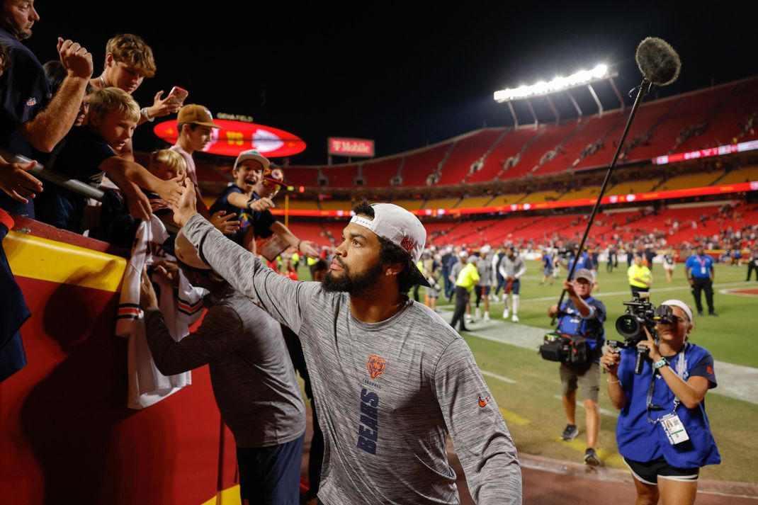 Quarterback Caleb Williams ist bei den Fans der Bears sehr beliebt