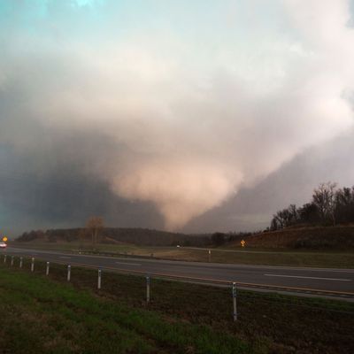 Vergleichsbild: Derzeit wütet ein Tornado in Slowenien und an der Adriaküste