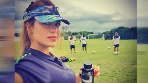 
                <strong>Rossana Torales </strong><br>
                Die Brasilianerin ist immerhin eine qualifizierte Ernährungsspezialistin.
              