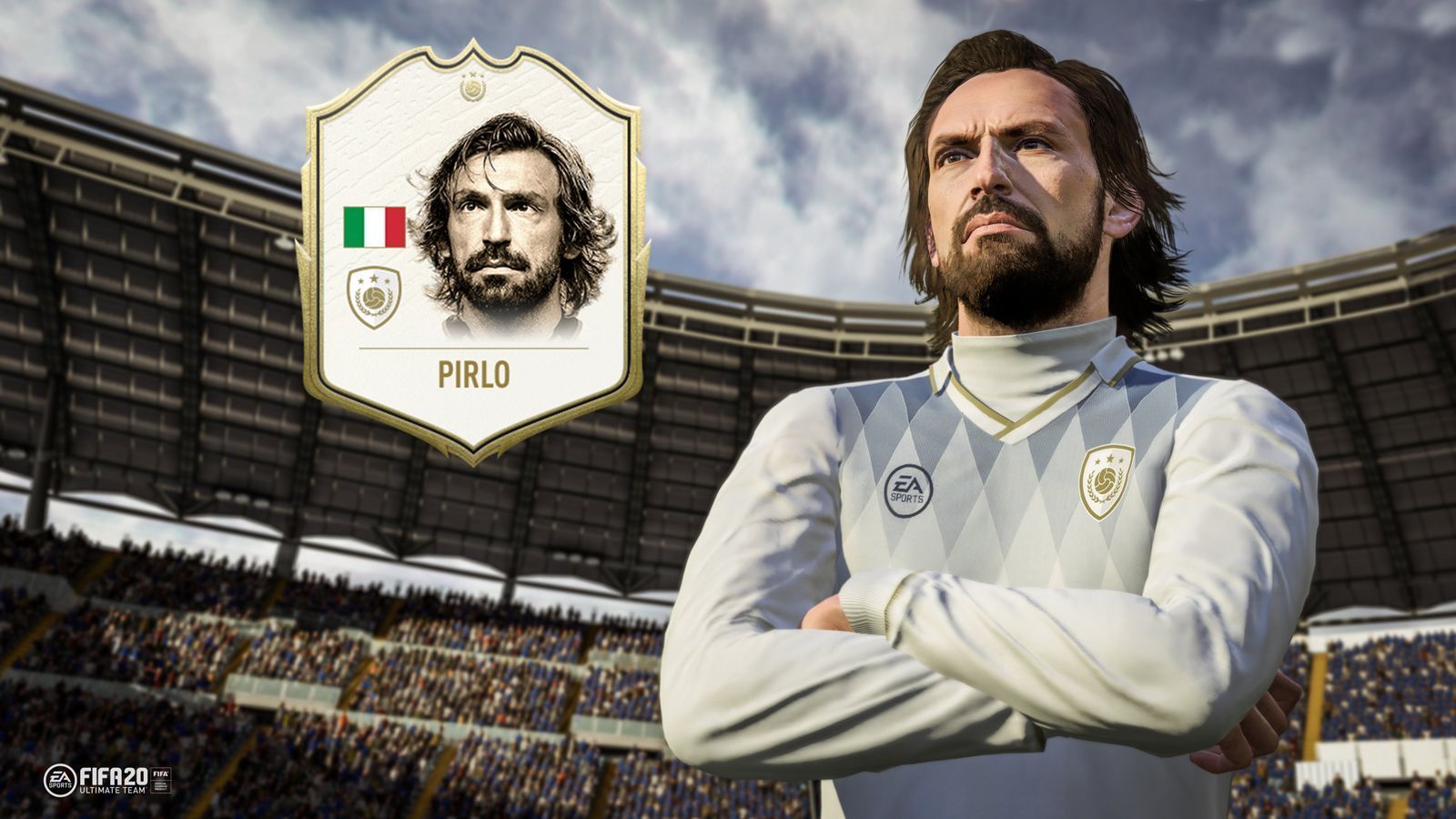 
                <strong>FIFA 20 Icons: Andrea Pirlo</strong><br>
                Der Weltmeister von 2006 war das erste Icon, dass EA Sports für FIFA 20 veröffentlichte. Der begnadete Spielmacher war in seiner Karriere vor allem für Inter Mailand, den AC Mailand und Juventus Turin aktiv. 2017 beendete der heute 40-Jährige seine Karriere in der Major League Soccer beim New York City FC.
              