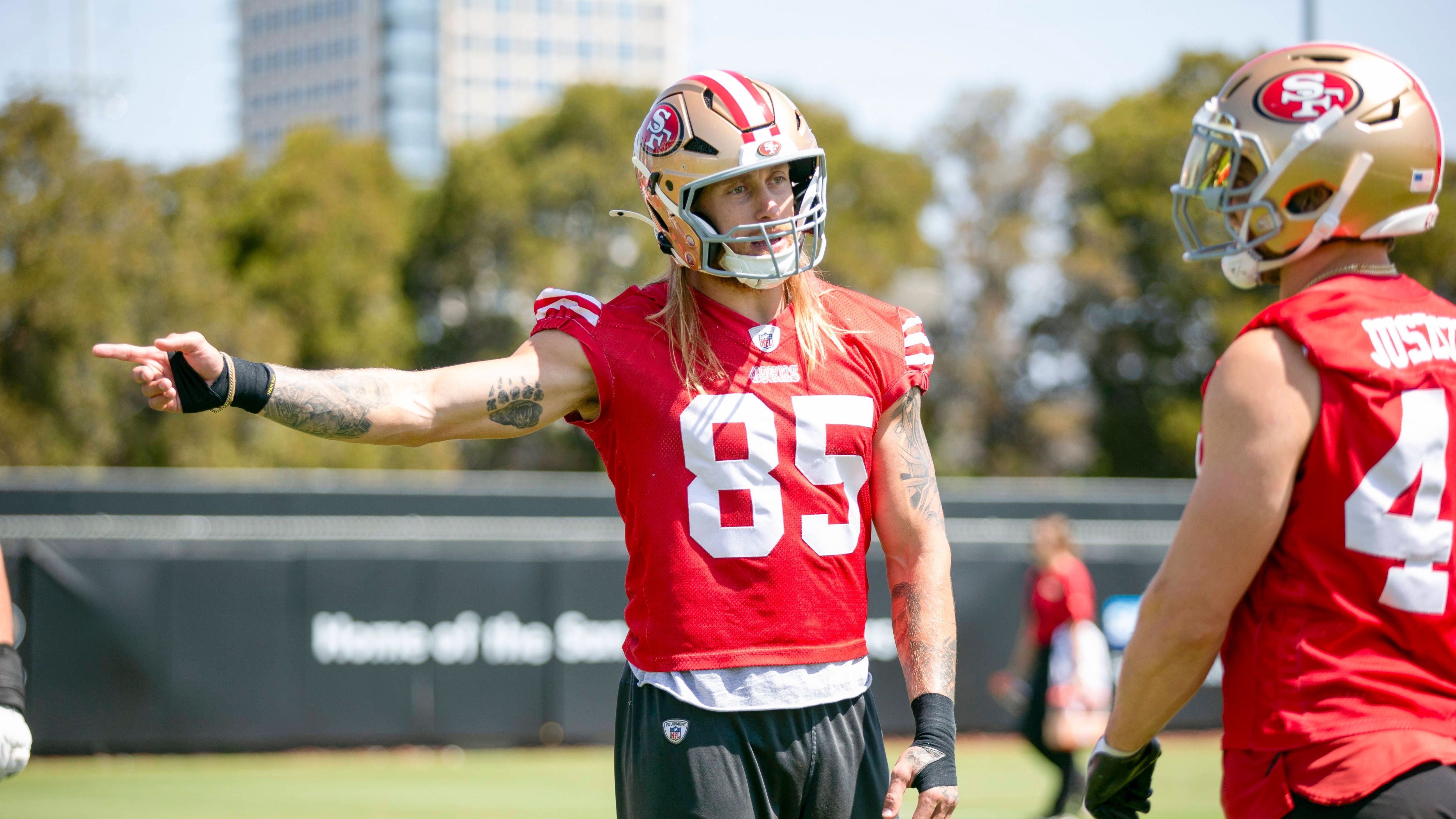 <strong>Platz 4: George Kittle</strong><br>Alter: 31<br>Position: Tight End<br>Team: San Francisco 49ers