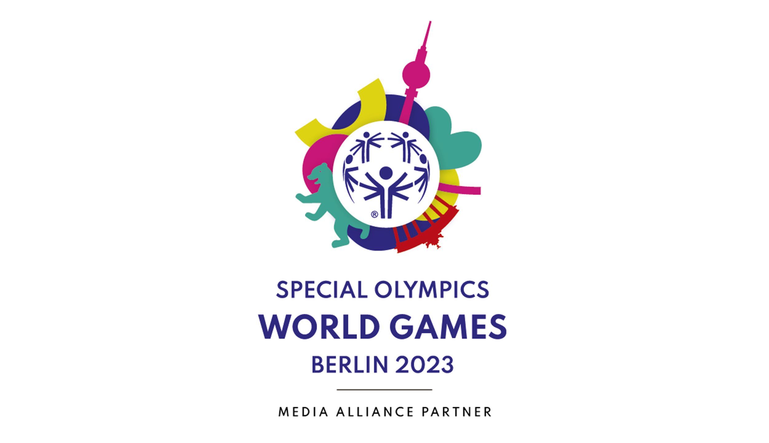 Special Olympics World Games Berlin 2023, Standalone Logo, Media Alliance Partner
