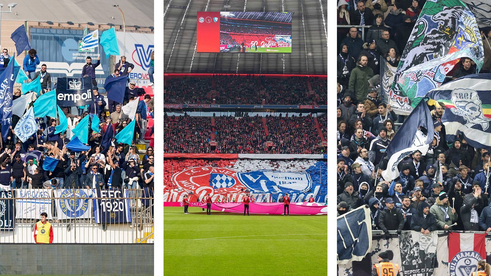 
                <strong>Die Fan-Freundschaften des FC Bayern München</strong><br>
                Oft gibt es negative Schlagzeilen, wenn verschiedene Fan-Lager aufeinandertreffen. Es geht aber auch anders – das beweisen diverse Fan-Freundschaften. Die "Schickeria" – ein Ultra-Verein des FC Bayern München - hat nun die Fan-Freundschaft mit den Ultras des italienischen Erstligisten FC Empoli offiziell gemacht. ran zeigt die Fan-Freundschaften des Rekordmeisters im Überblick. (Stand: März 2023 / Quelle: fanpoint-muenchen.de)
              