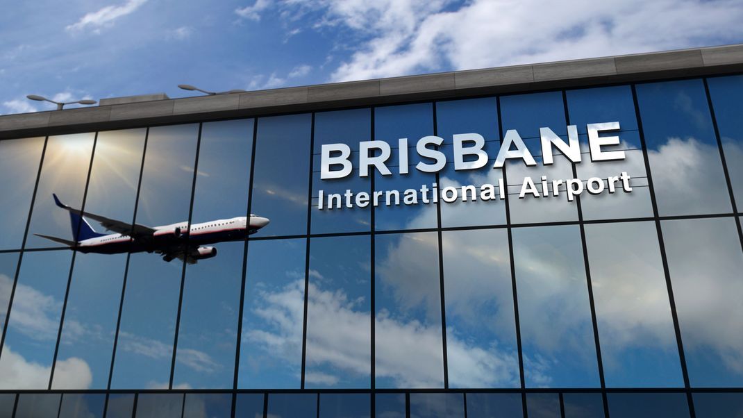 Am Flughafen in Brisbane bleiben für den restlichen Tag die Flugzeuge auf dem Boden.