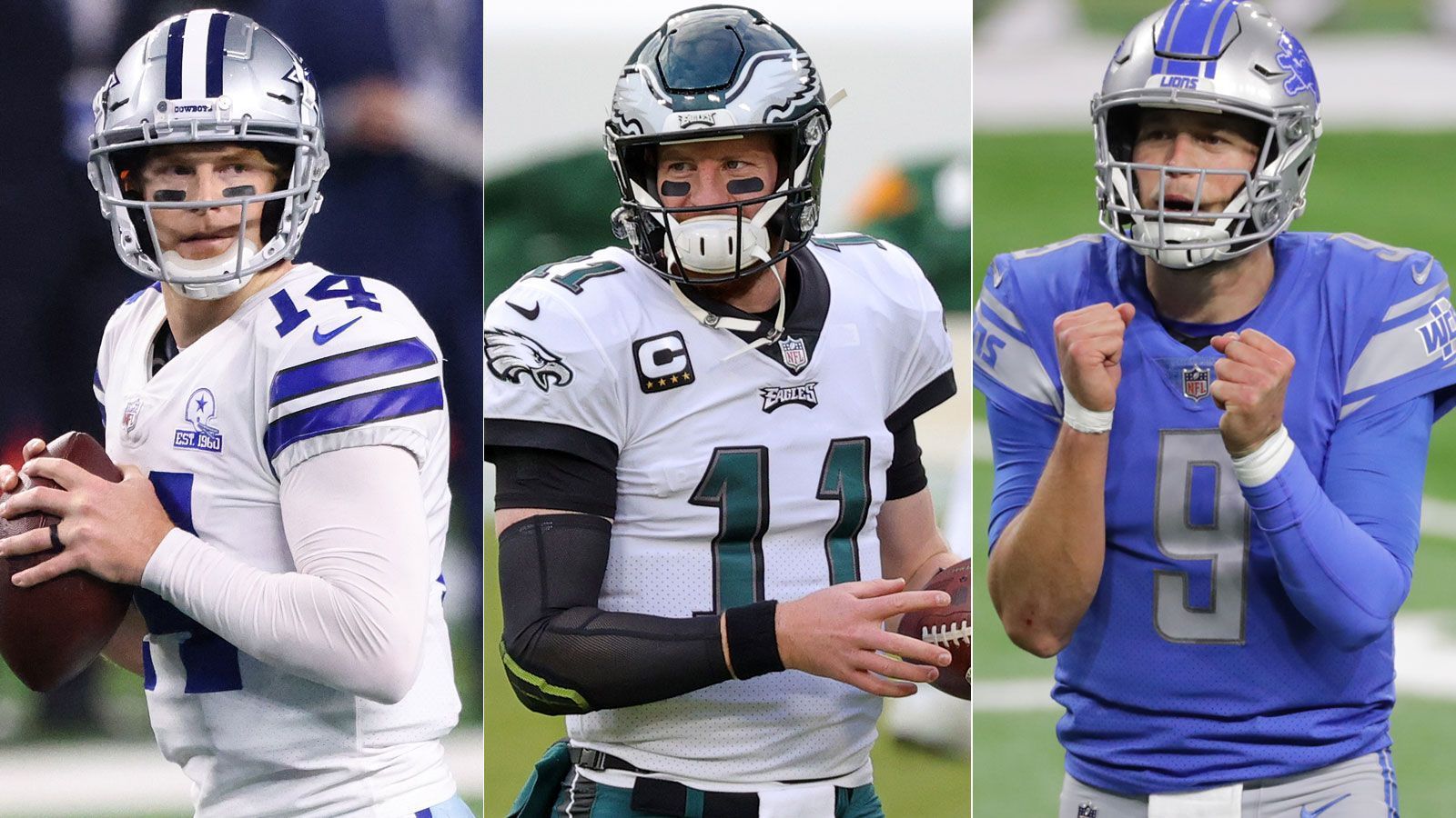 
                <strong>NFL-Teams mit neuem Quarterback</strong><br>
                Die Saison 2021 bringt einige Veränderungen auf der Quarterback-Position mit sich. Der Markt hat schon früh diverse Optionen geboten - ob durch Trades oder über die Free Agency. ran zeigt, welche Klubs sich einen neuen Playmaker geangelt haben.
              