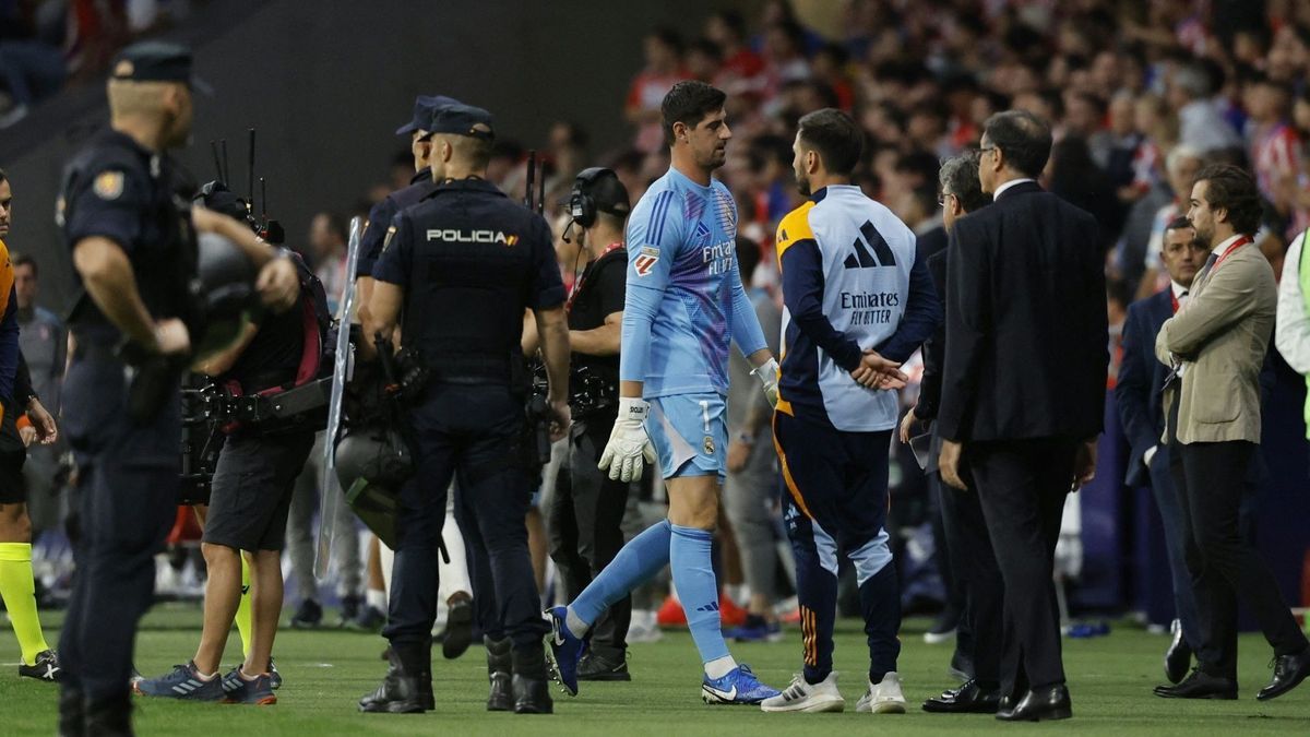 Polizeischutz für Real-Keeper Thibaut Courtois