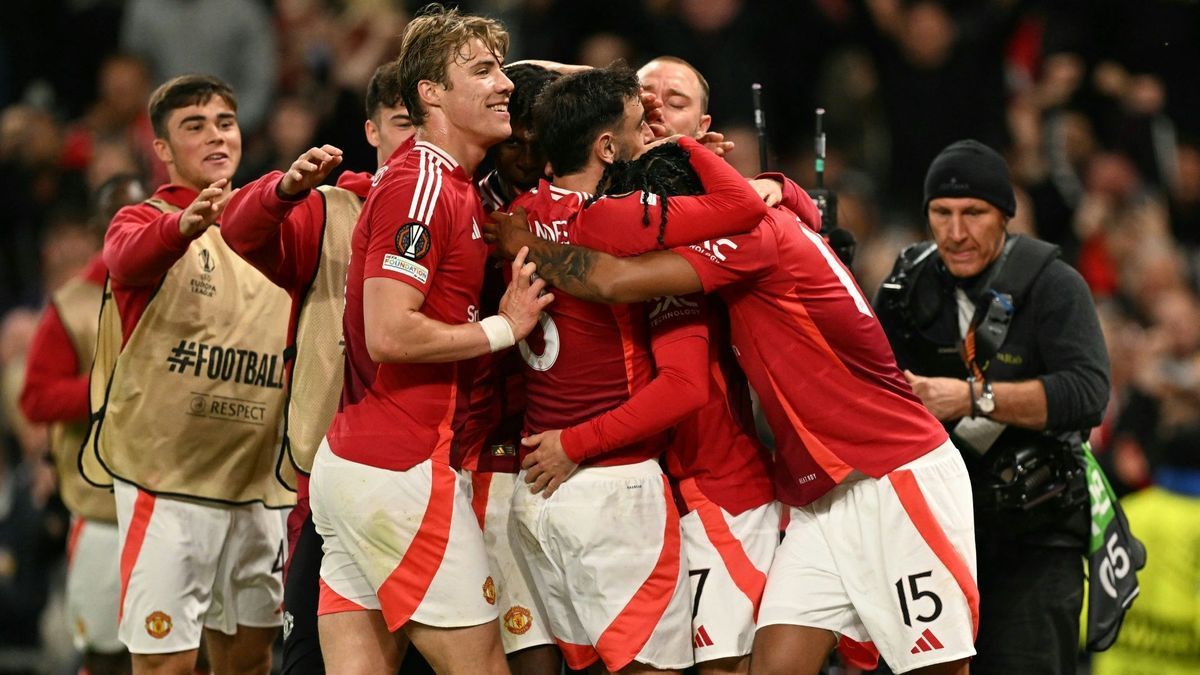 Jubel bei Manchester United