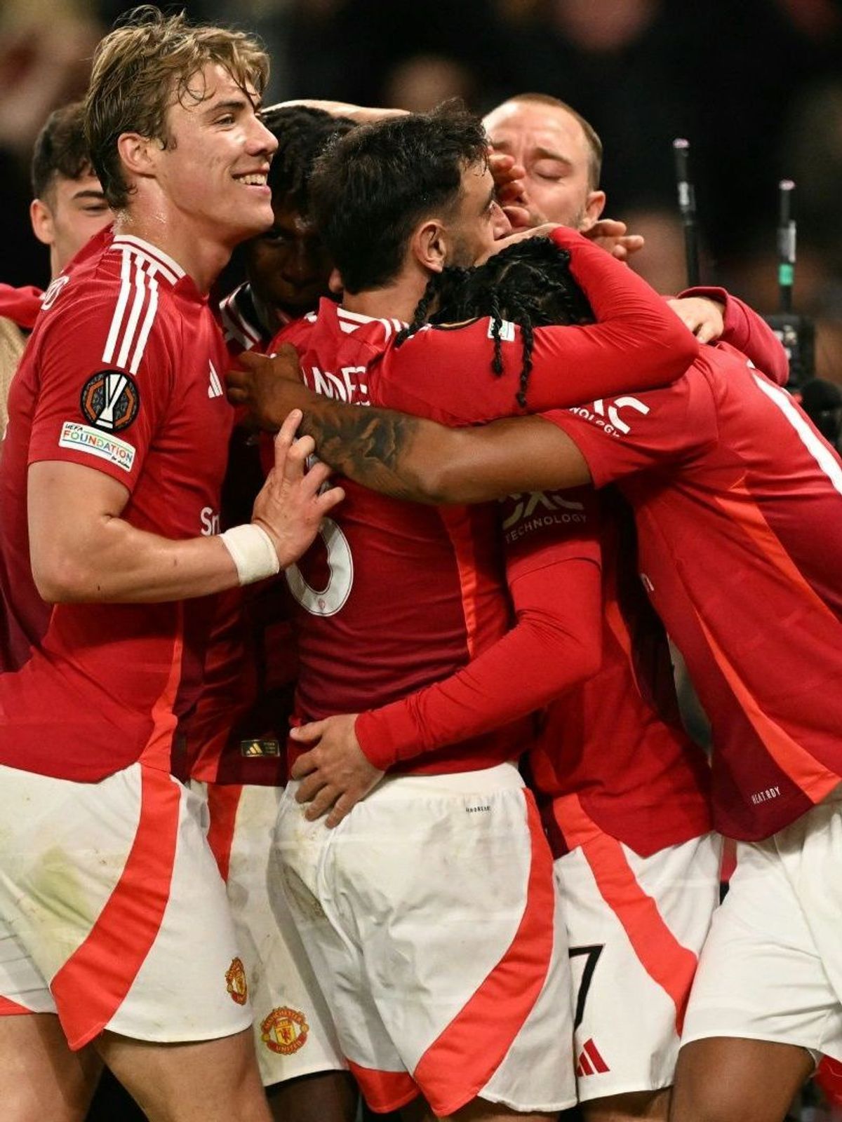 Jubel bei Manchester United