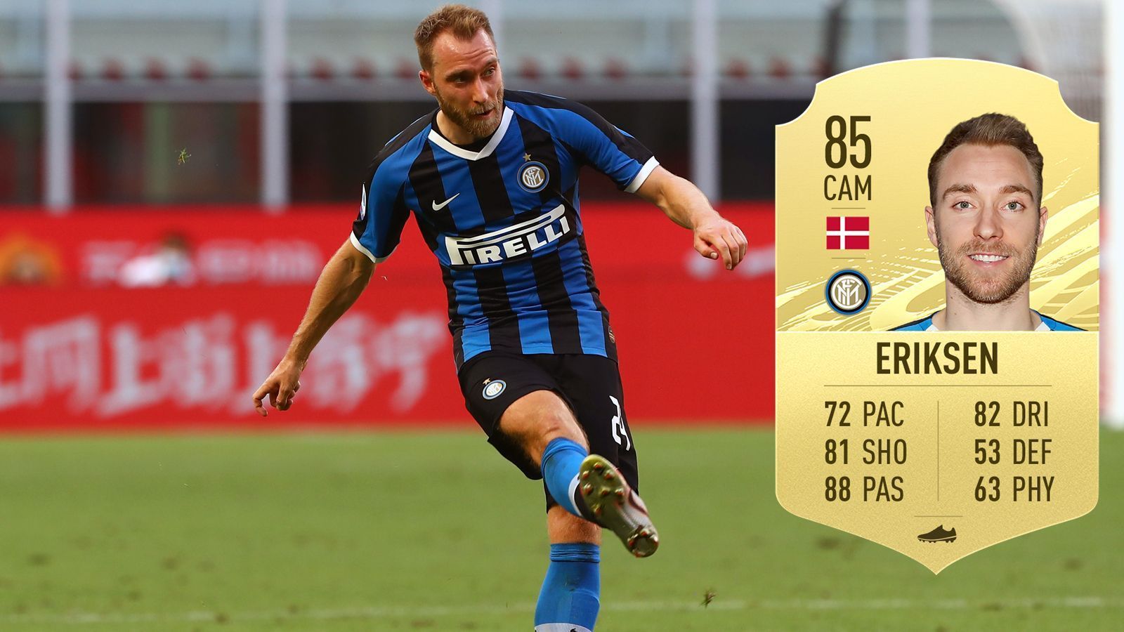 
                <strong>Christian Eriksen (Inter Mailand/Dänemark)</strong><br>
                Abwertung: -3 PunkteGesamtstärke FIFA 20: 88Gesamtstärke FIFA 21: 85
              