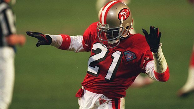 
                <strong>Cornerback: Deion Sanders</strong><br>
                Cornerback: Deion Sanders. Super-Bowl-Gewinner XXIX mit den San Francisco 49ers, XXX mit den Dallas Cowboys.
              